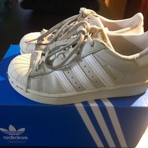 Boys Youth Superstar Foundation C by Adidas